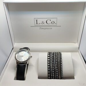 L&Co. woman’s watch and bracelet NIB